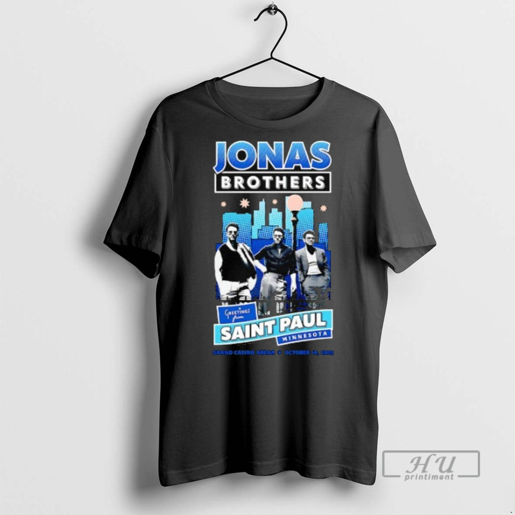 Limited Edition Jonas Brothers Greetings From Your Hometown Saint Paul Minnesota 2025 Graphic