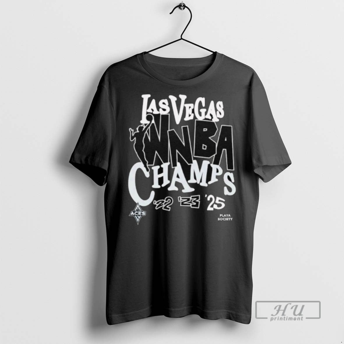 Limited Edition Las Vegas Aces Playa Society 2025 Wnba Finals Champions Graphic Tee Shirt