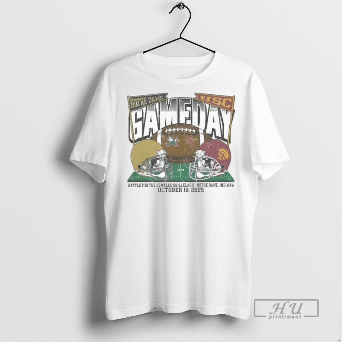 Limited Edition Notre Dame Vs Usc 2025 Battle For The Jeweled Shillelagh Graphic