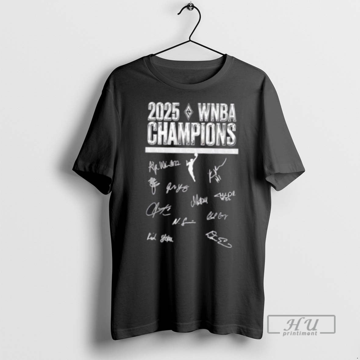 Limited Edition Wnba 2025 Las Vegas Aces 3x Champions Signatures 2 Sided Graphic