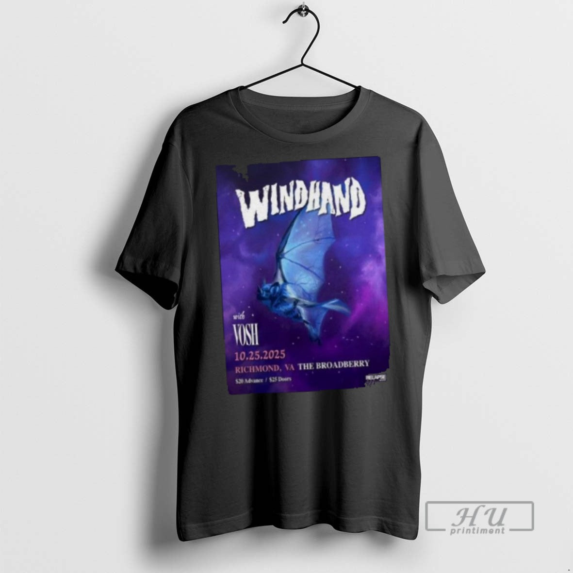 Limited Edition Windhand October 25 2025 Richmond Virginia Long Sleve Graphic Tee Shirt Sweatshirt Hoodies