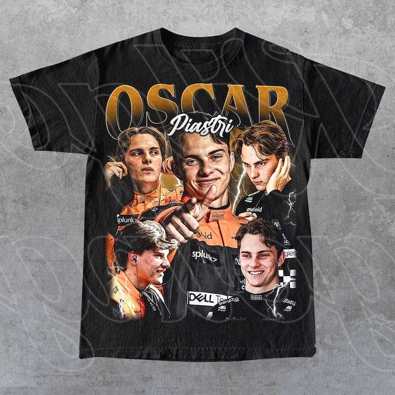 Limited Oscar Piastri Vintage T-Shirt Hoodie, Sweatshirt | UrbanDripWear.com