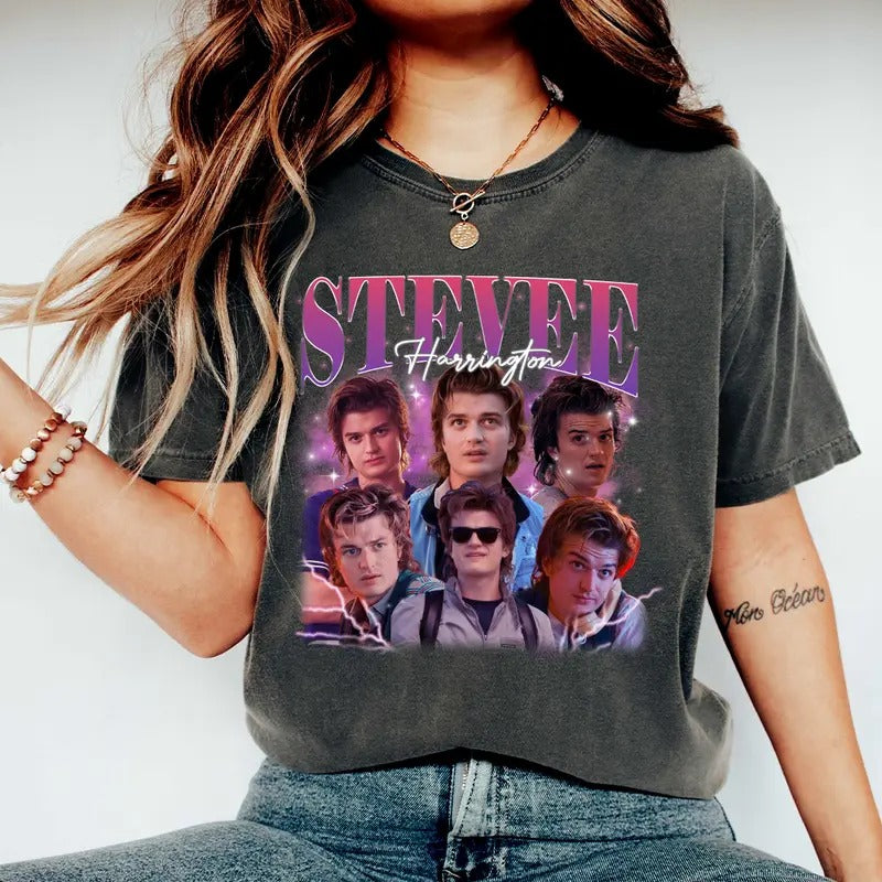 Limited Steve Harrington Vintage T-Shirt, Gift For Woman and Man Unisex T-Shirt Hoodie, Sweatshirt | UrbanDripWear.com