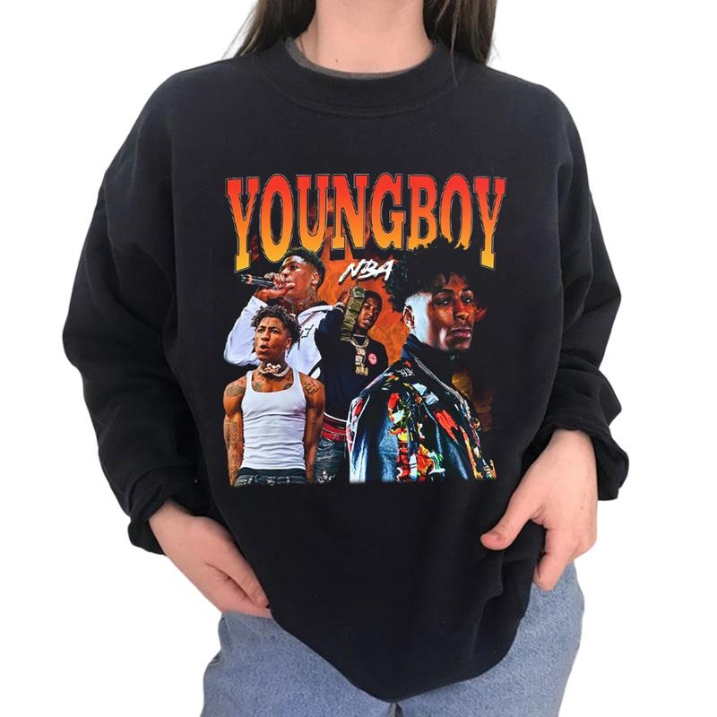 Limited YOUNGBOY T Shirt Graphic Sweater Hoodie Tee Sweatshirt | UrbanDripWear.com