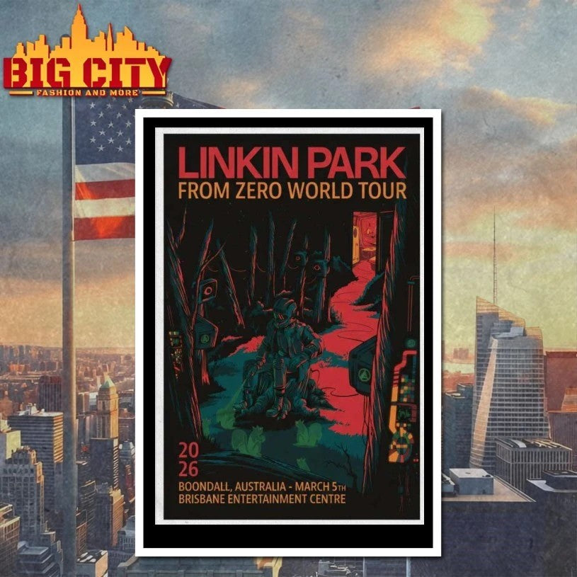 Linkin Park Boondall, Brisbane Entertainment Centre, Mar 05, 2026 Poster T-shirt