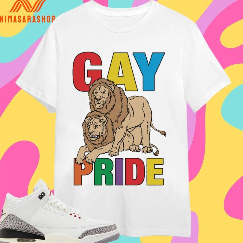 Lion Gay Pride 2026 Shirts