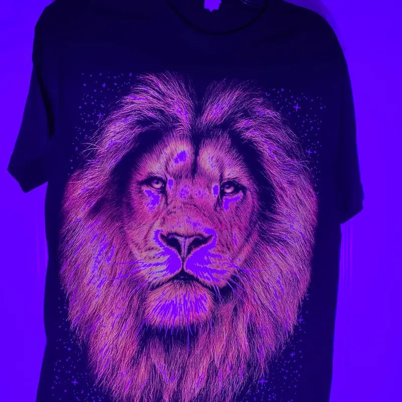 Lion king T-shirt Cotton Casual Black Menswear Hoodie, Sweatshirt | UrbanDripWear.com
