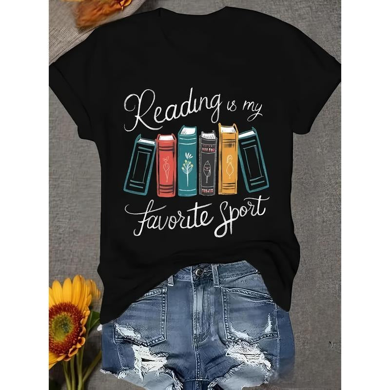 Literary - inspired Fashion T - Shirt: Make a Playful Statement with Book