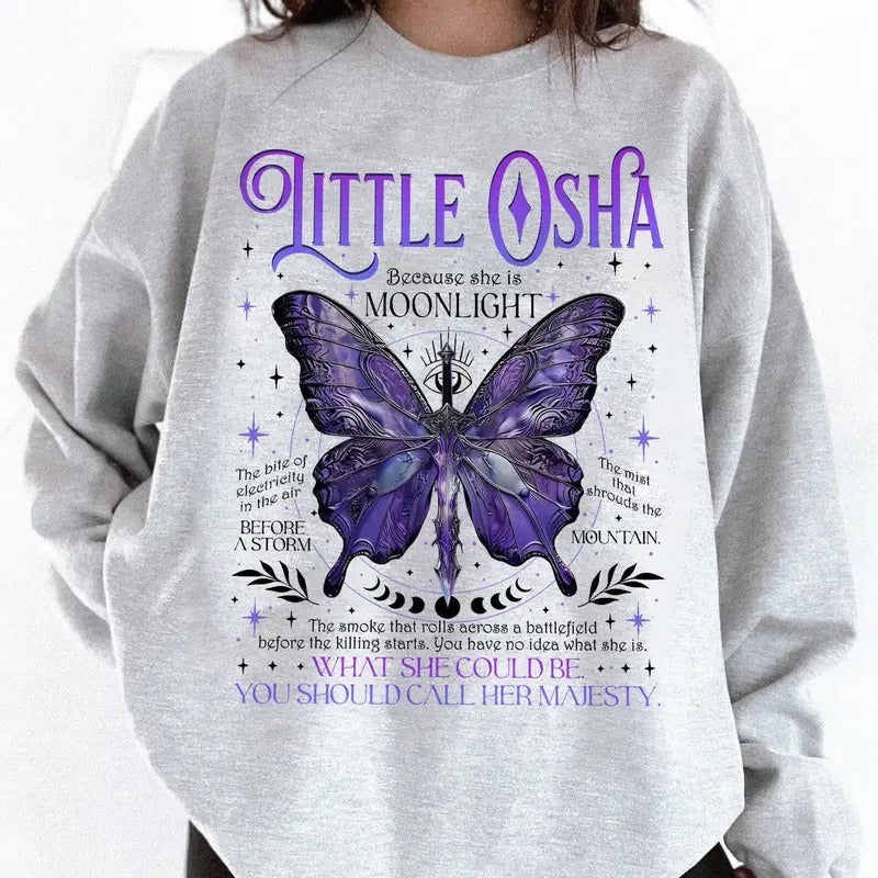 Little Osha Butterfly Shirt, Quicksilver Callie Hart Shirt, Kingfisher, Saeris Fane Kingfisher Inspired, Quicksilver...