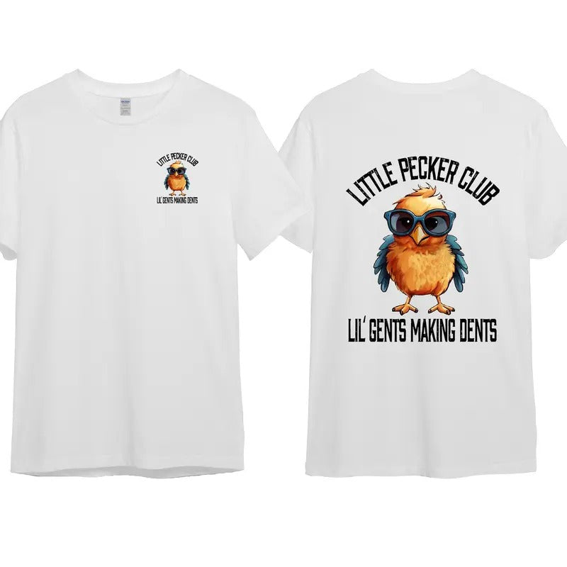 Little Pecker Club Men 2 side T-shirt Cotton Top Shortsleeve For Men For Women Hoodie, Sweatshirt | UrbanDripWear.com