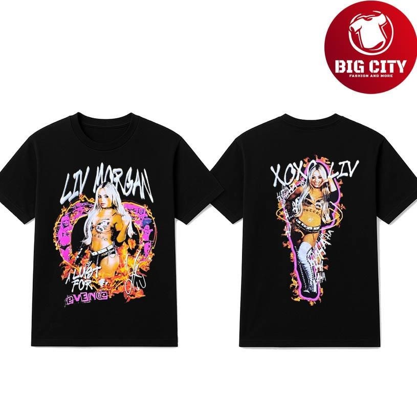 Liv Morgan a lust for revenge signature two sided shirt