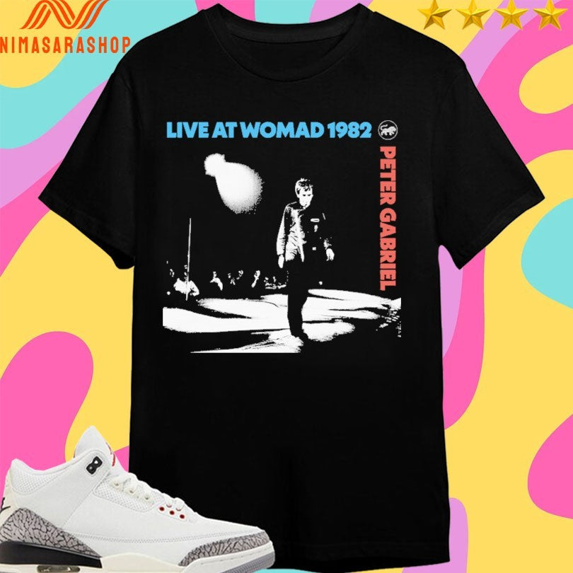 Live At Womad 1982 Peter Gabriel Shirts