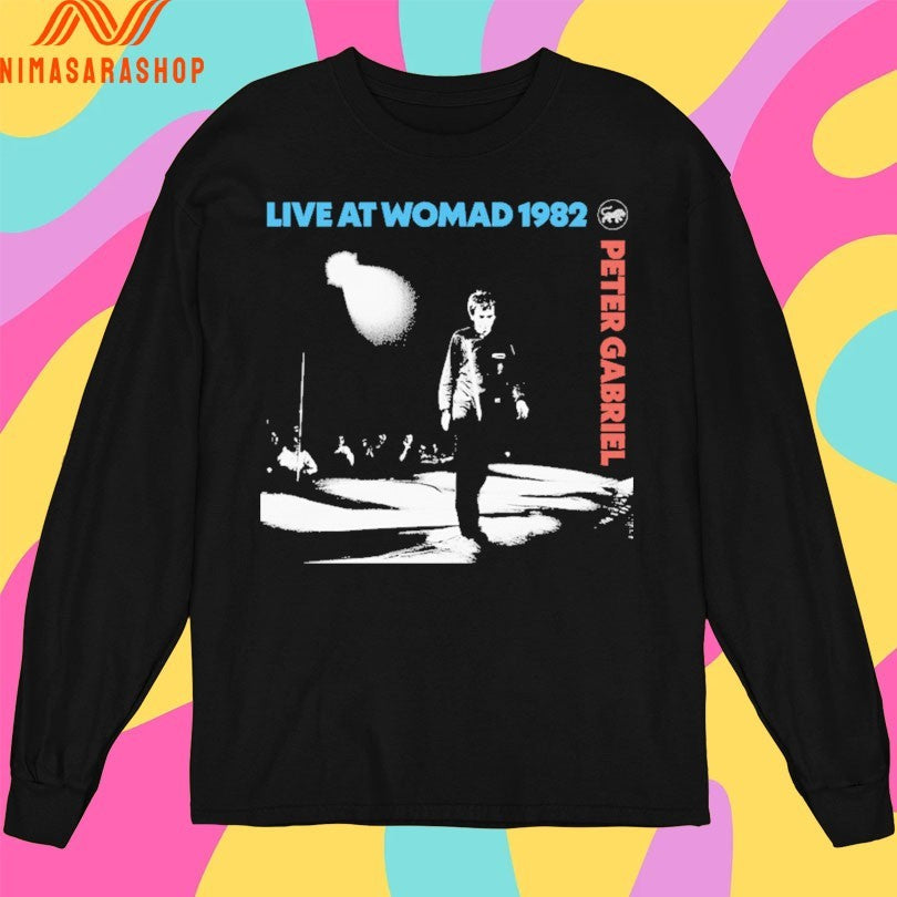 Live At Womad 1982 Peter Gabriel Shirts