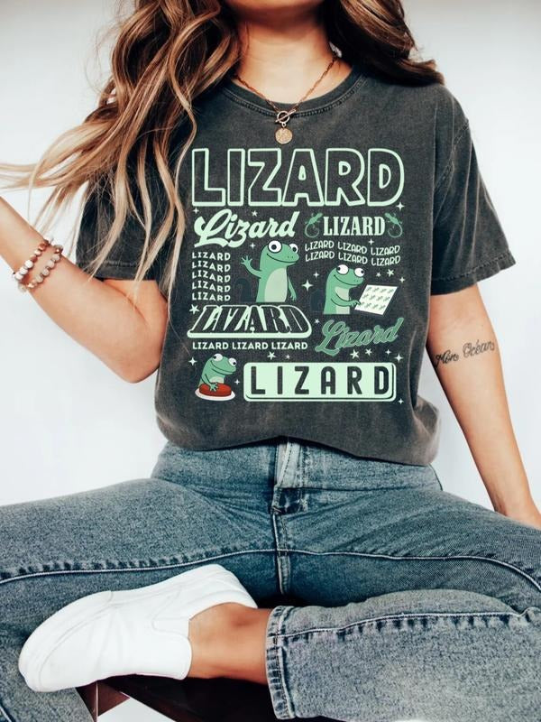 Lizard Lizard MemeT T-shirt, Cute Lizard T-shirt Gift - Crazy Reptile Women's T-shirt - Pet Lizard T-shirt Hoodie, Sweatshirt