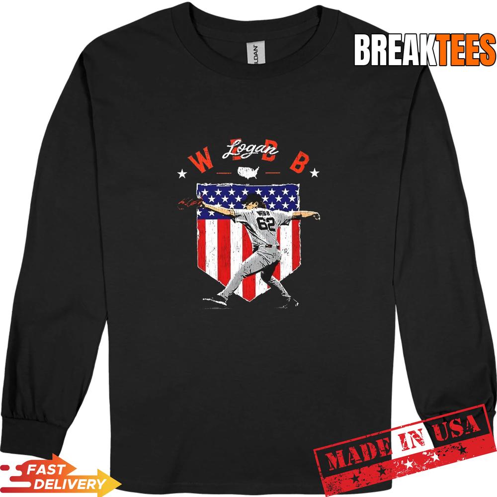 Logan Webb Giants Baseball Country Flag Graphic Shirt