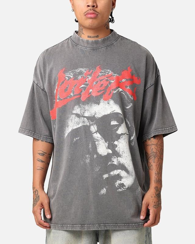 Loiter Search And Destroy Oversized Vintage T-Shirt Charcoal Trending Movie T shirt Vintage 90s T-shirt gift for Movie...