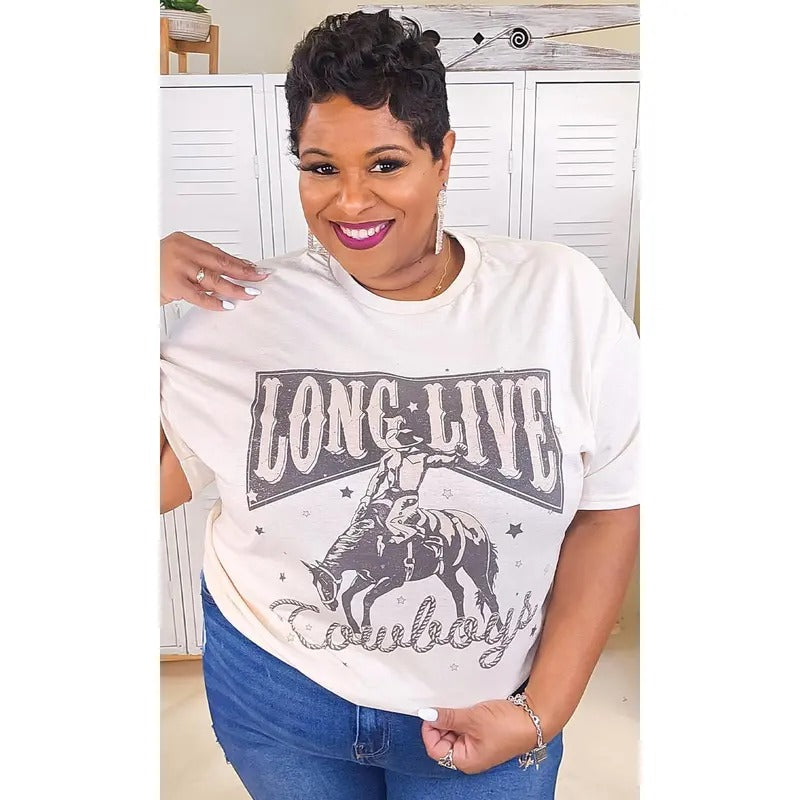 Long Live Cowboys Graphic Shirt Hoodie, Sweatshirt | UrbanDripWear.com