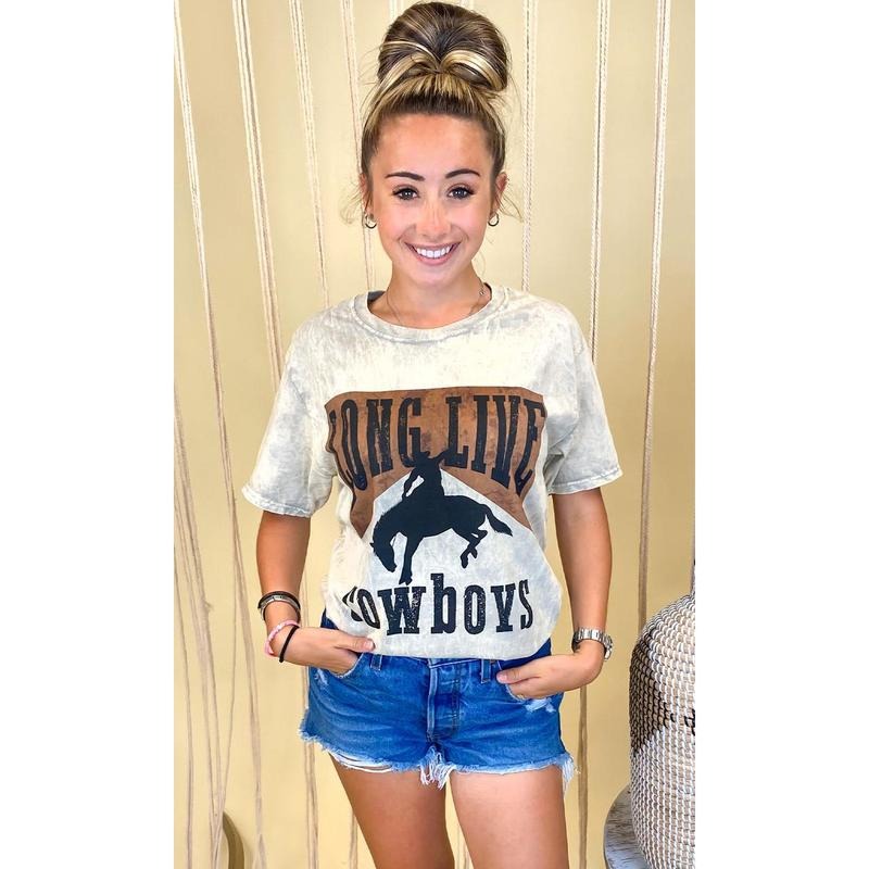 Long Live Cowboys Mineral Washed Shirt Hoodie, Sweatshirt | UrbanDripWear.com
