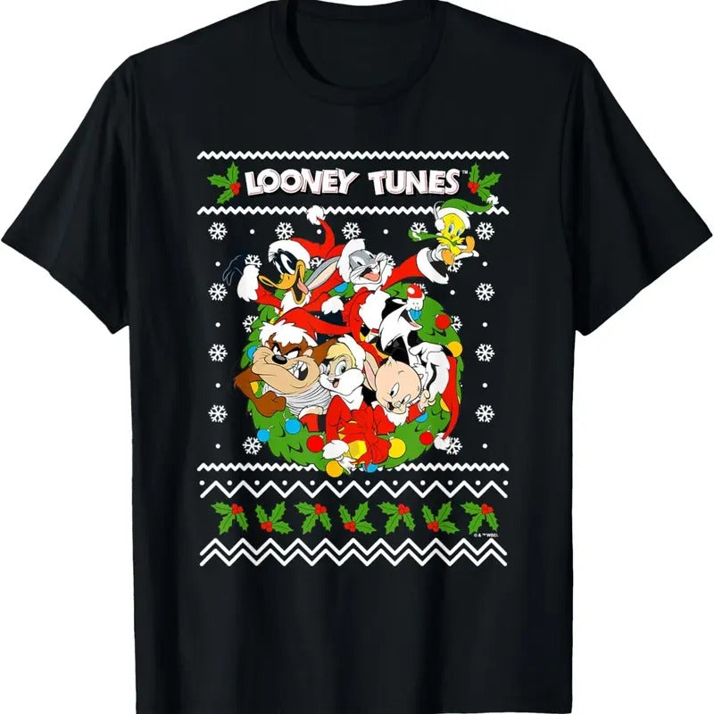 Looney Christmas Ugly Christmas T-Shirt Hoodie, Sweatshirt | UrbanDripWear.com