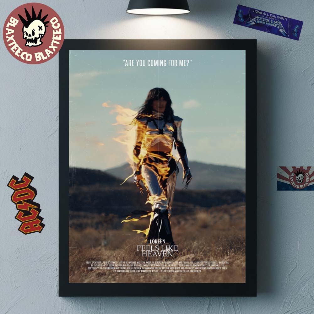 Loreen Feels Like Heaven Single Merch Are You Coming For Me Poster Canvas