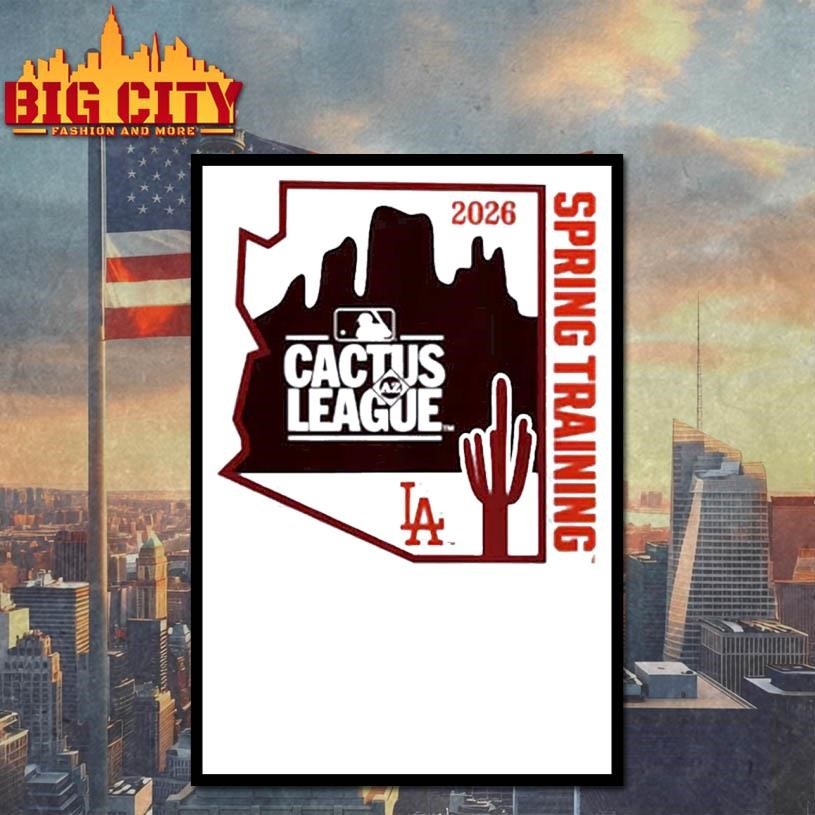 Los Angeles Dodgers 2026 Spring Training Cactus League Influx Ball Bold Shirt