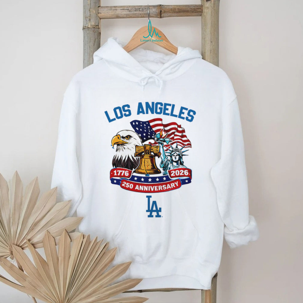 Los Angeles Dodgers 250th Anniversary 1776 2026 Patriotic Baseball Jersey T Shirt