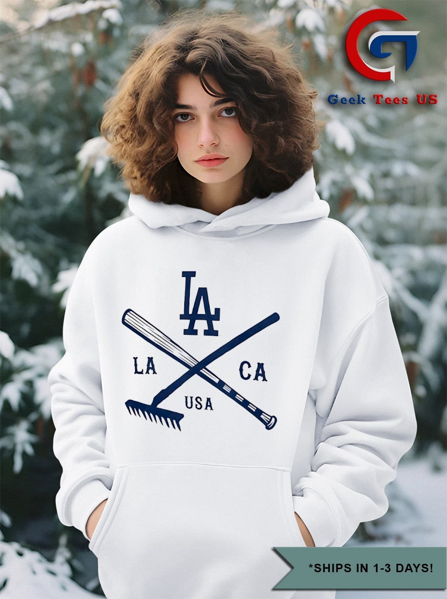Los Angeles Dodgers Nostalgia Stadium USA logo shirt