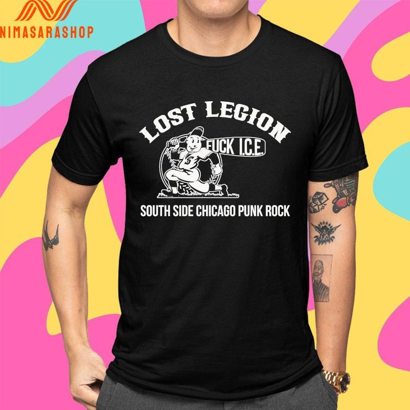 Lost Legion Fuck Ice South Side Chicago Punk Rock Shirts