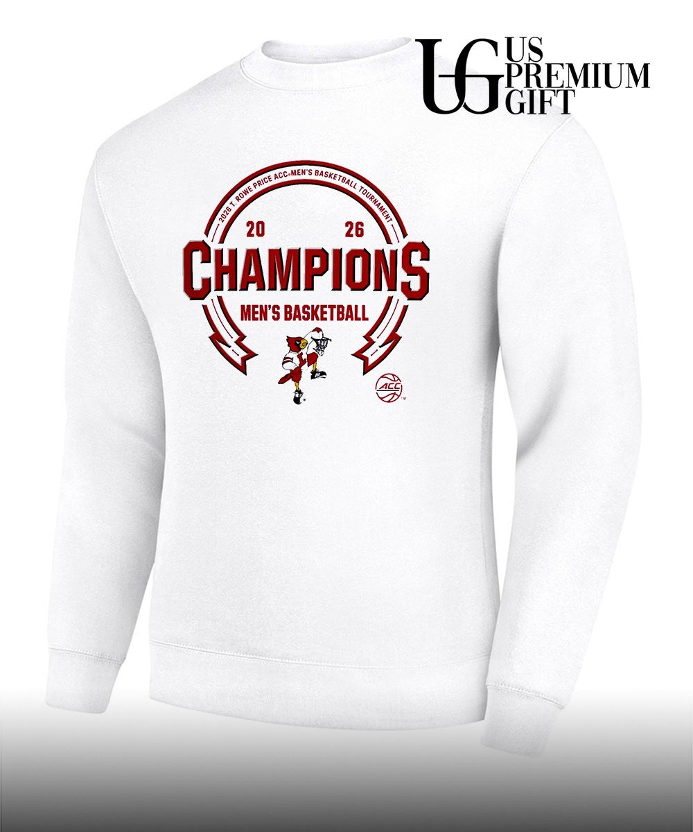 Louisville Cardinals 2026 T. Rowe Price ACC Men’s Basketball Tournament Champions shirt