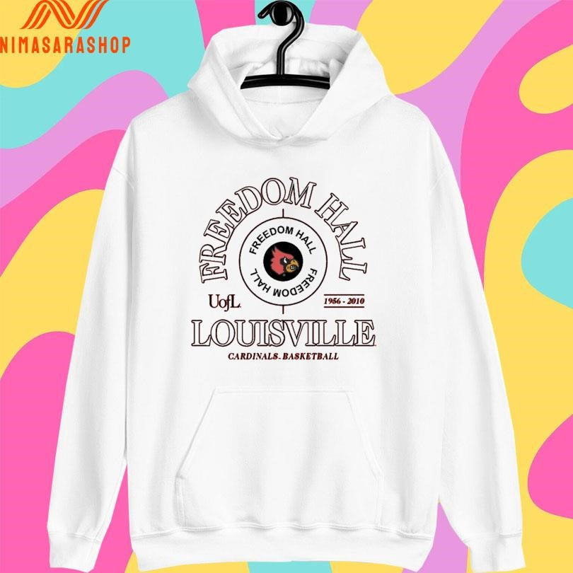 Louisville Cardinals Men’s Basketball Freedom Hall Louisville Uofl 1956-2010 Cardinals Basketball Vintage Shirts