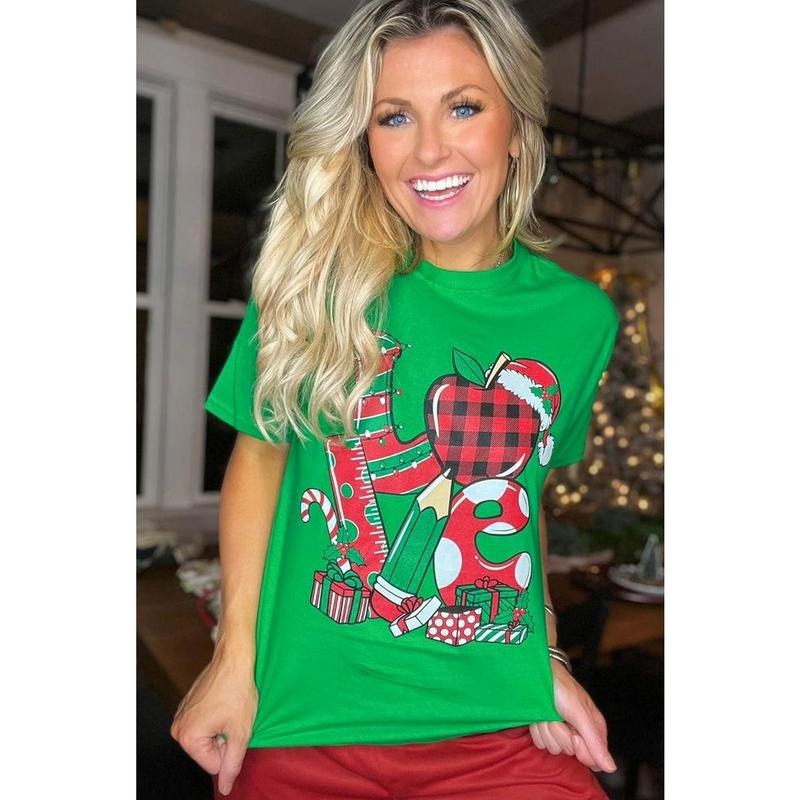 Love Christmas Teacher T-Shirt Hoodie, Sweatshirt | UrbanDripWear.com