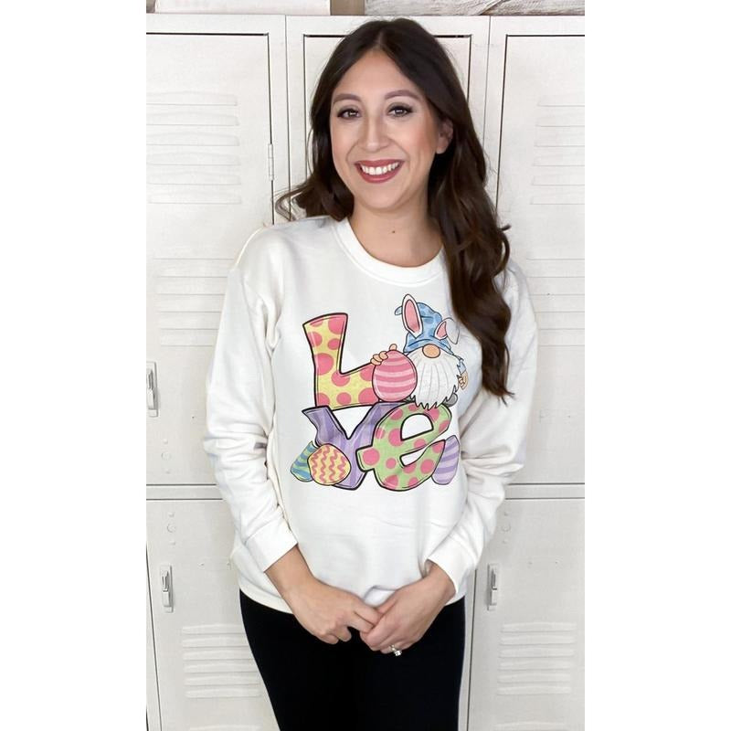 Love Gnome Easter Sweatshirt T-Shirts, Hoodie | UrbanDripWear.com