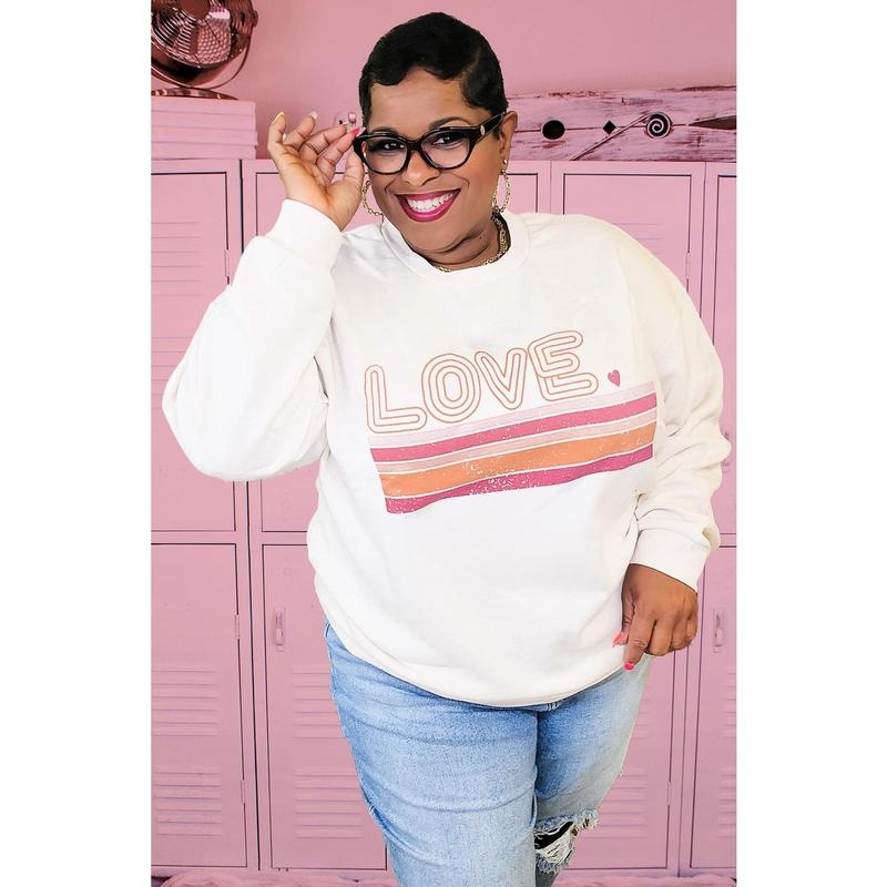 Love Stripes Sweatshirt T-Shirts, Hoodie | UrbanDripWear.com