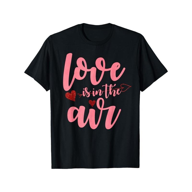 Love is in the Air Valentine Day Festive T-Shirt Gift made in usa Hoodie, Sweatshirt | UrbanDripWear.com