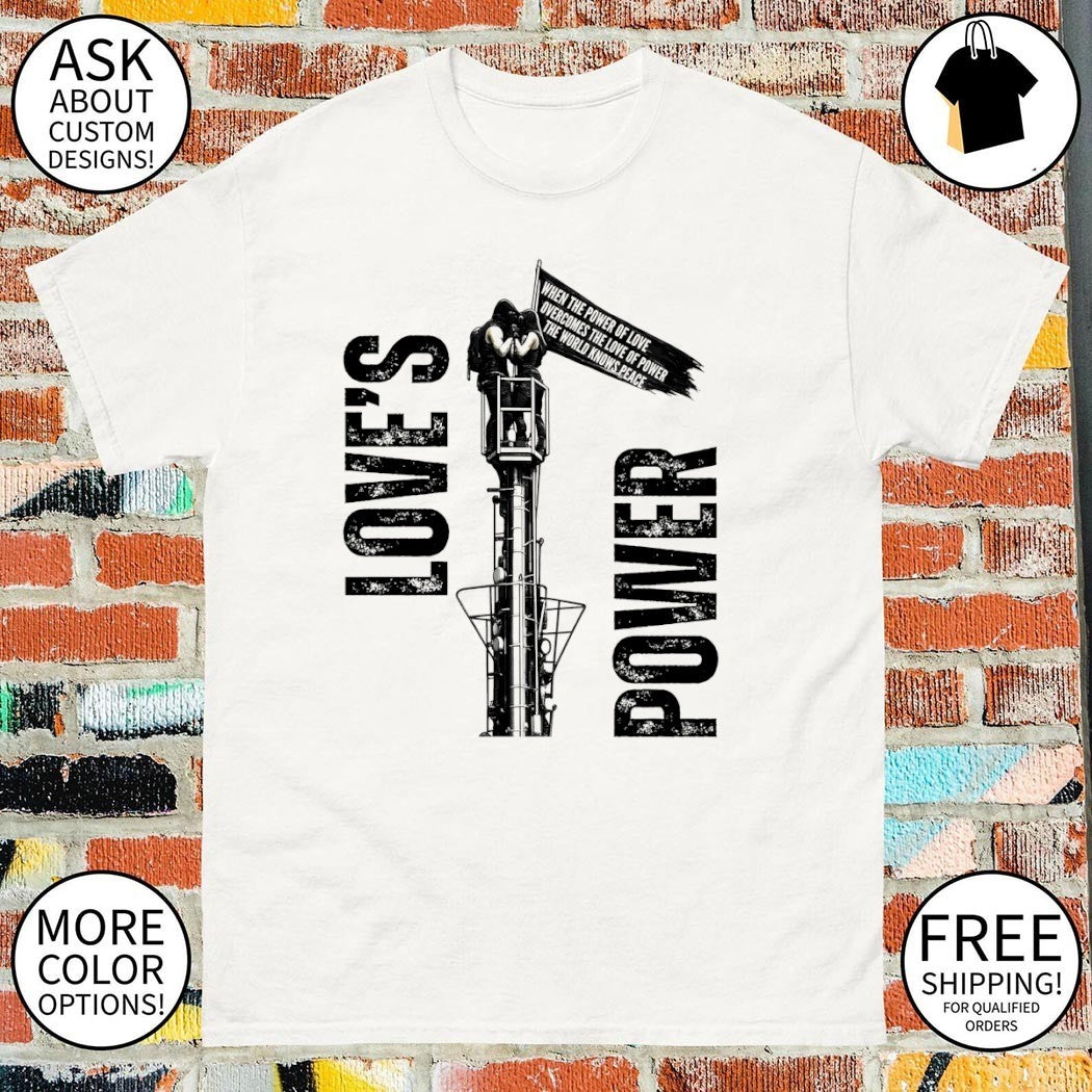 Love’s Power Angela Nikolau and Ivan Beerkus When the Power of Love Beats the Love of Power shirt