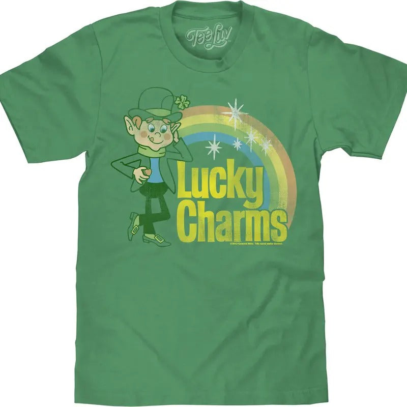 Lucky Charms Big & Tall T-Shirt - Kelly Green Hoodie, Sweatshirt | UrbanDripWear.com