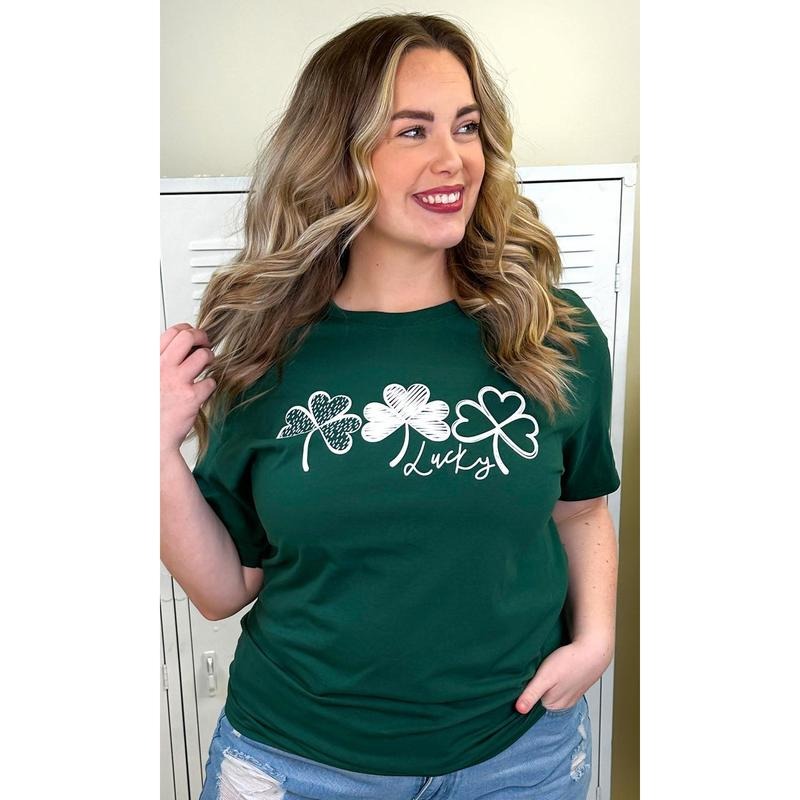 Lucky Clovers Graphic Adult T-Shirt Hoodie, Sweatshirt | UrbanDripWear.com