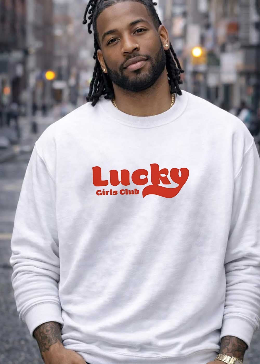 Lucky Girls Club Graphic T-Shirt