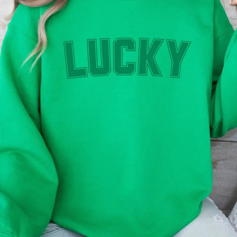 Lucky Green Sweatshirt T-Shirts, Hoodie | UrbanDripWear.com