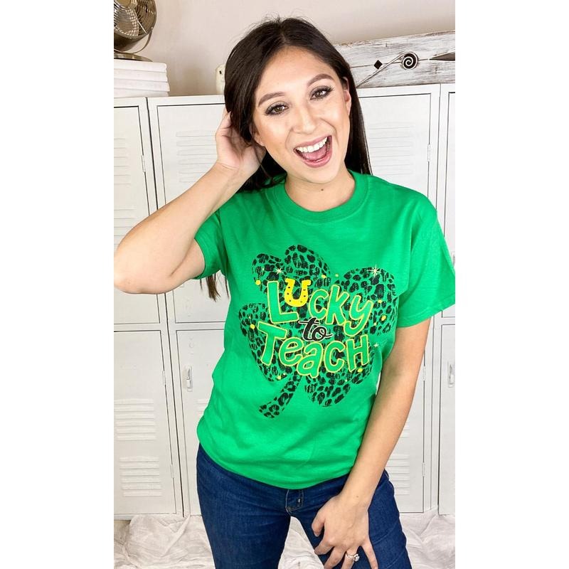 Lucky To Teach T-Shirt Hoodie, Sweatshirt | UrbanDripWear.com