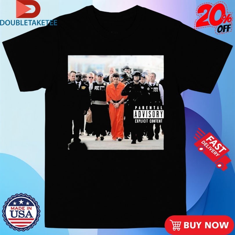 Luigi Mangione Arrives At A Helicopter Pad With Police New York PA Photo Shirts