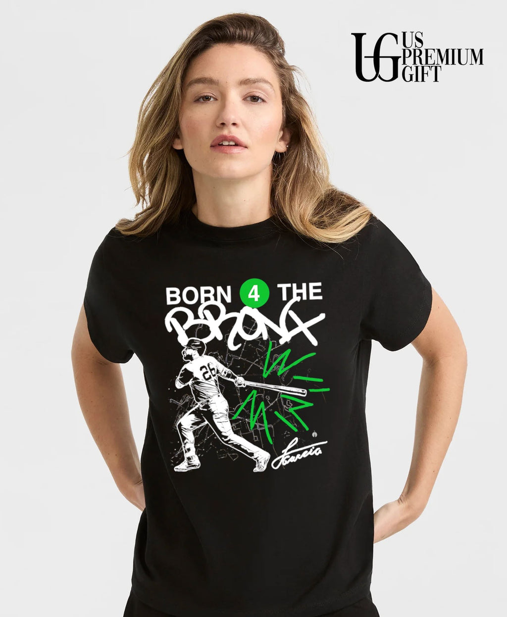 Luis Garcia Jr. Born 4 the Bronx New York Yankees baseball shirt