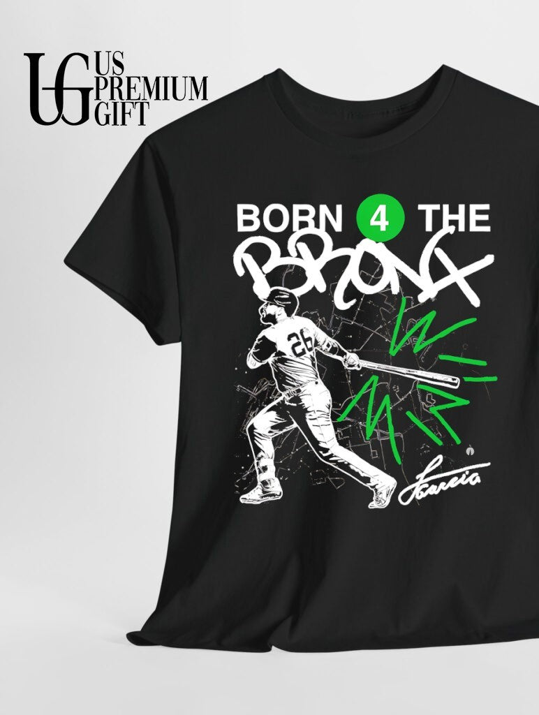 Luis Garcia Jr. Born 4 the Bronx New York Yankees baseball shirt