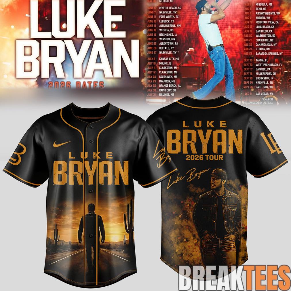 Luke Bryan 2026 Tour Country Night Limited Baseball Jersey
