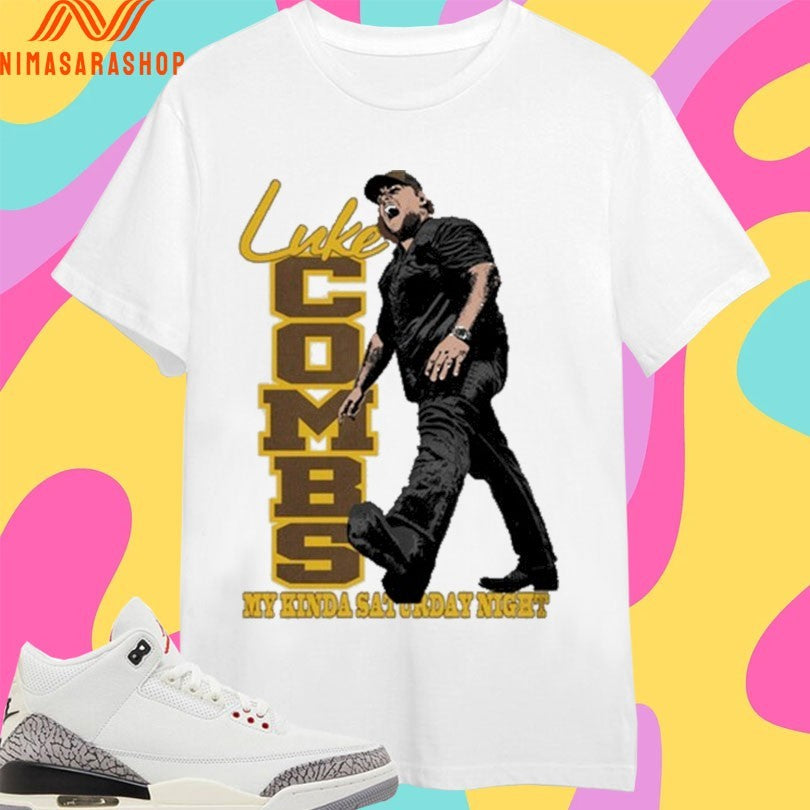 Luke Combs My Kinda Saturday Night Sideline Shirts