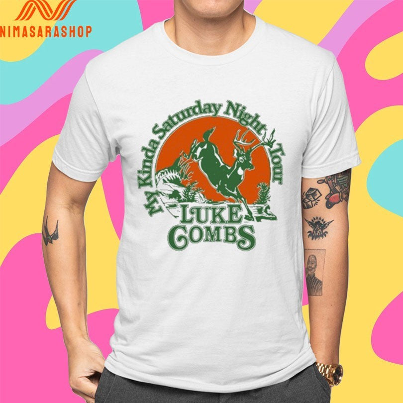 Luke Combs My Kinda Saturday Night Tour 2026 Deer Shirts