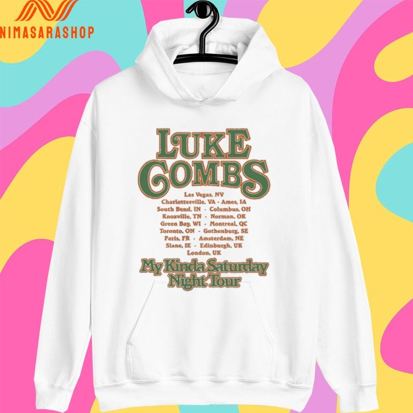 Luke Combs My Kinda Saturday Night Tour 2026 Shirts