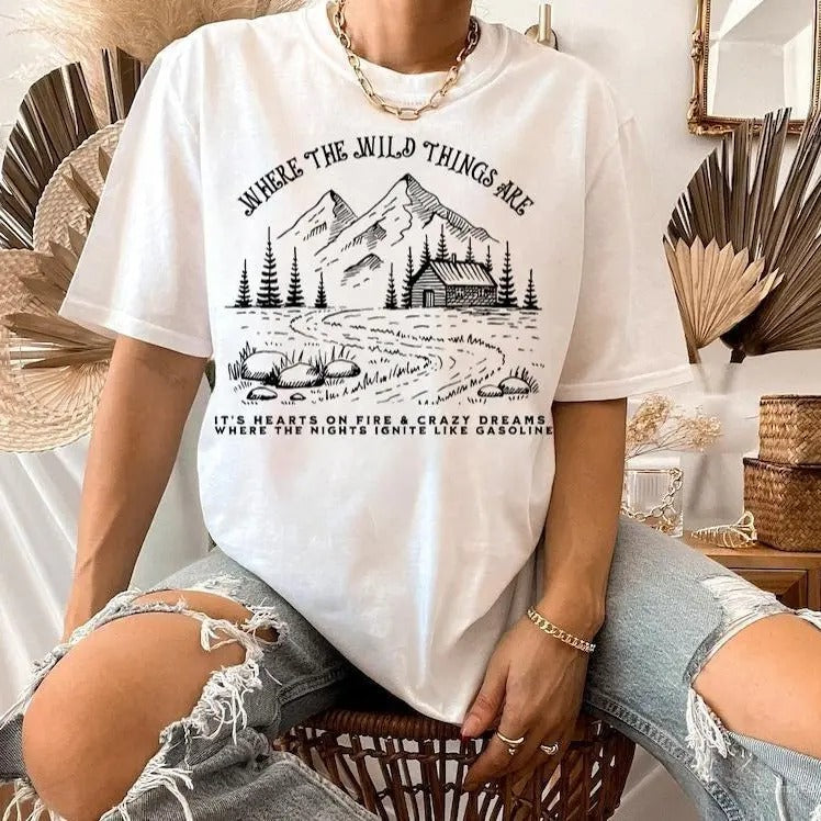 Luke Combs Shirt, Where the Wild Things Are Shirt, Country Concert Shirt,  shirt trend Hoodie, Sweatshirt | UrbanDripWear.com