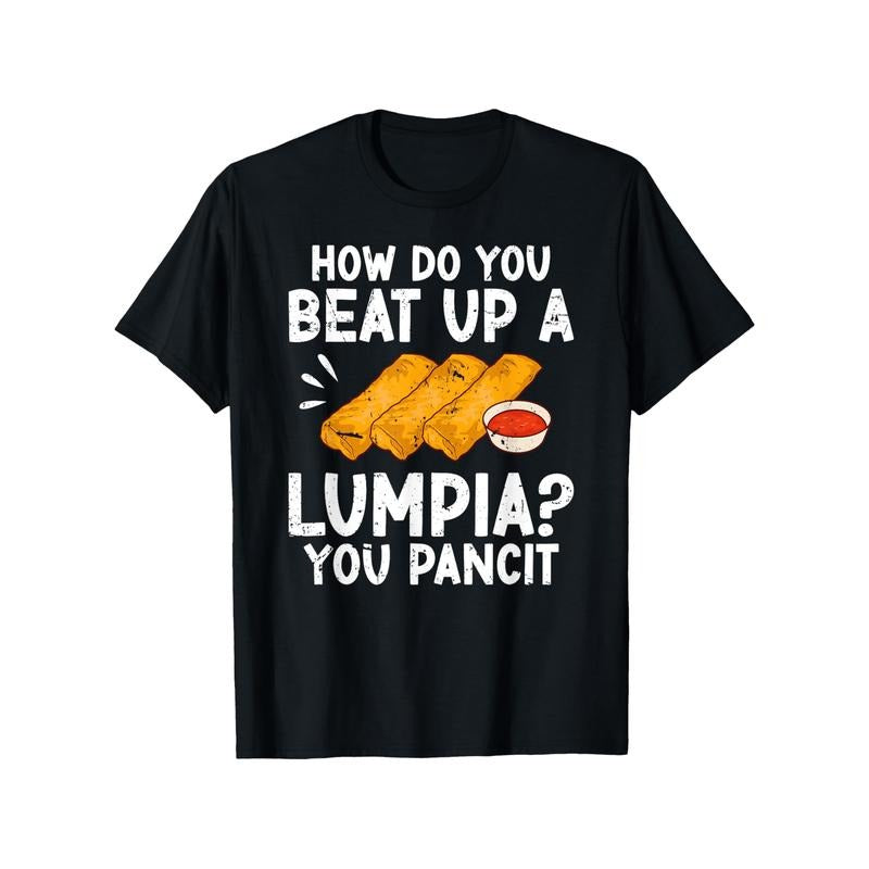 Lumpia Lover's Delight: 100% Cotton Casual Tee - Perfect Gift for Men & Women, Family & Friends | Breathable & Durable |...