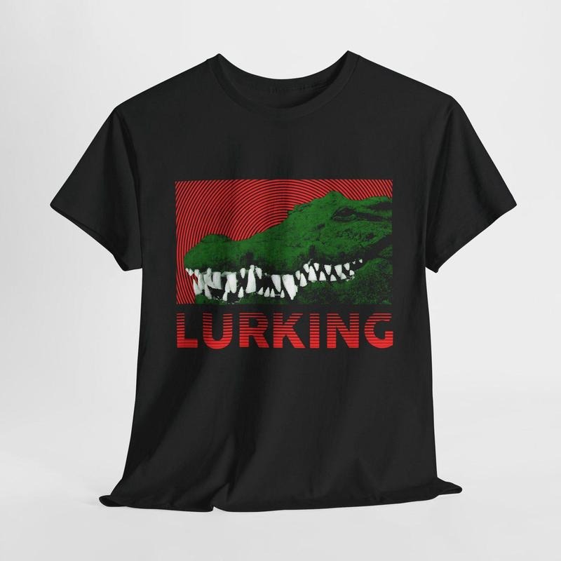 Lurking Crocodile T-Shirt Hoodie, Sweatshirt | UrbanDripWear.com